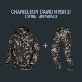 JACHETA IMPERMEABILA CHAMELEON CAMO HYBRID CU PANTALONI IMPERMEABILI CHAMELEON CAMO HYBRID