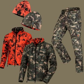 PANTALONI IMPERMEABILI MOSSY CAMO HYBRID, DAMARAN MOSSY GEACA SI CACIULA REVERSIBILA POLAR CU MEMBRANA WINDBLOCK