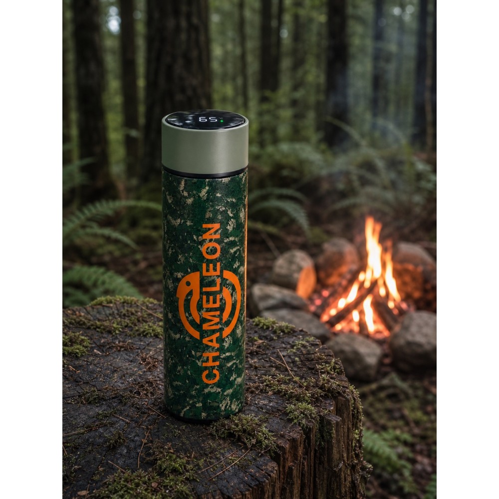 Termos Smart cu Display LED 500 ml – Mossy Camo