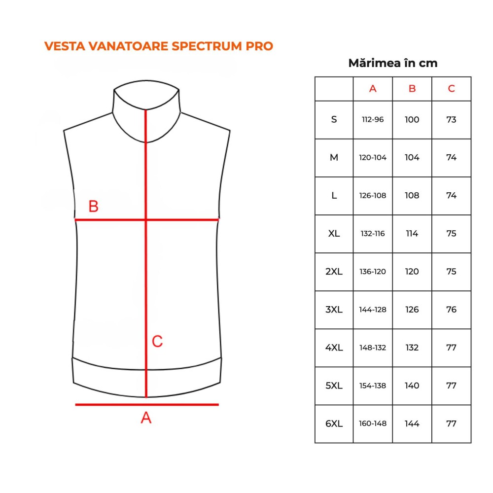 SPECTRUM PRO SET – VESTĂ DE VÂNĂTOARE, PANTALONI CAFFRUM, TRICOU ȘI ȘAPCĂ SPECTRUM 2.0