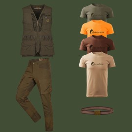 GRACILIS PRO SET – VESTĂ DE VÂNĂTOARE, PANTALONI GRACILIS, TRICOU ȘI CUREA GLOBIFER