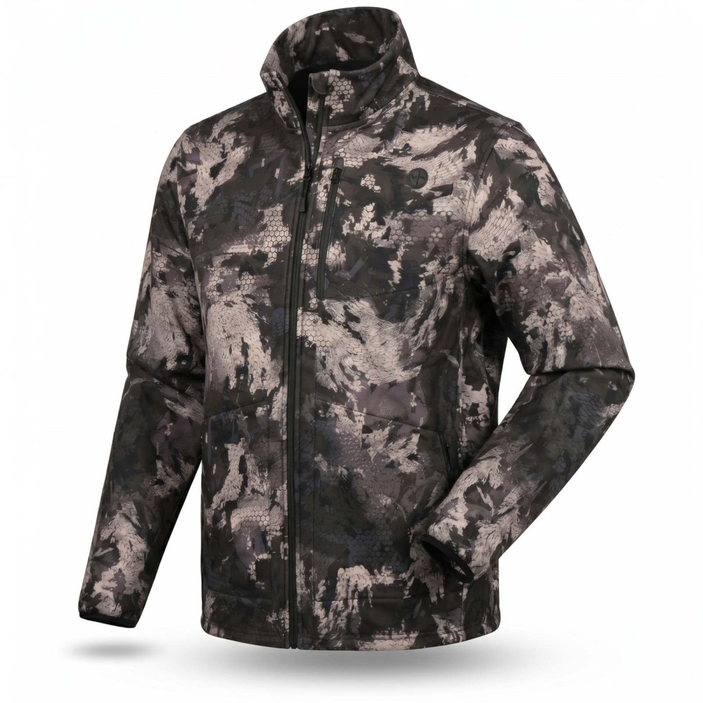 JACHETA POLAR CU MEMBRANA WINDBLOCK CHAMELEON CAMO CU PANTALONI IMPERMEABILI CHAMELEON CAMO HYBRID