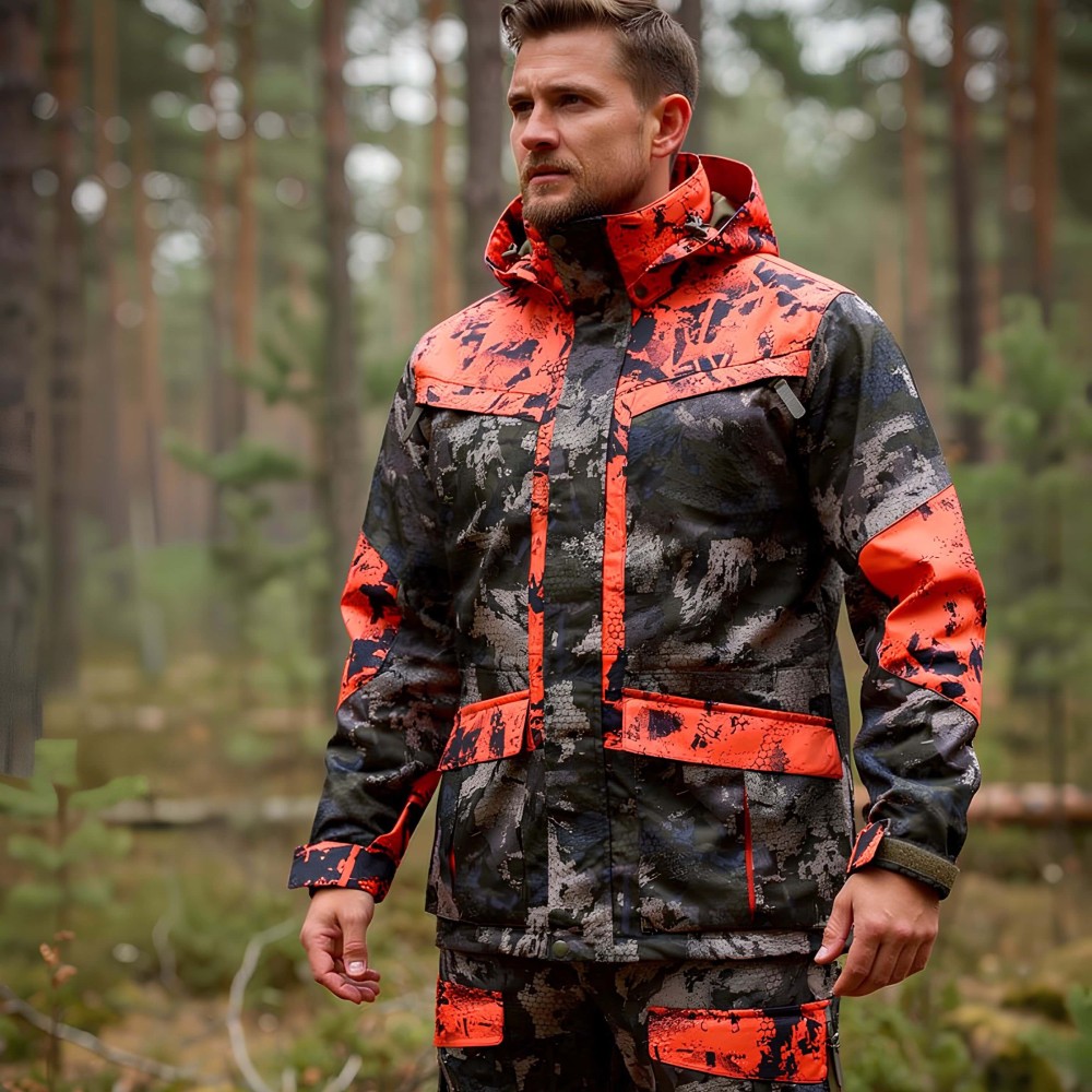 CHAMELEON CAMO HI-VIS HYBRID  JACHETA IMPERMEABILA
