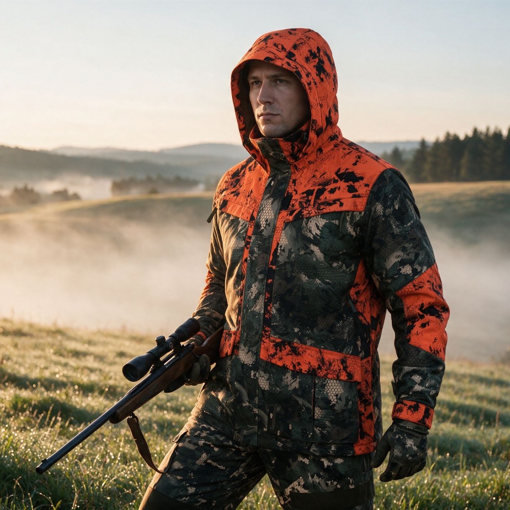 MOSSY CAMO HI-VIS HYBRID JACHETA IMPERMEABILA