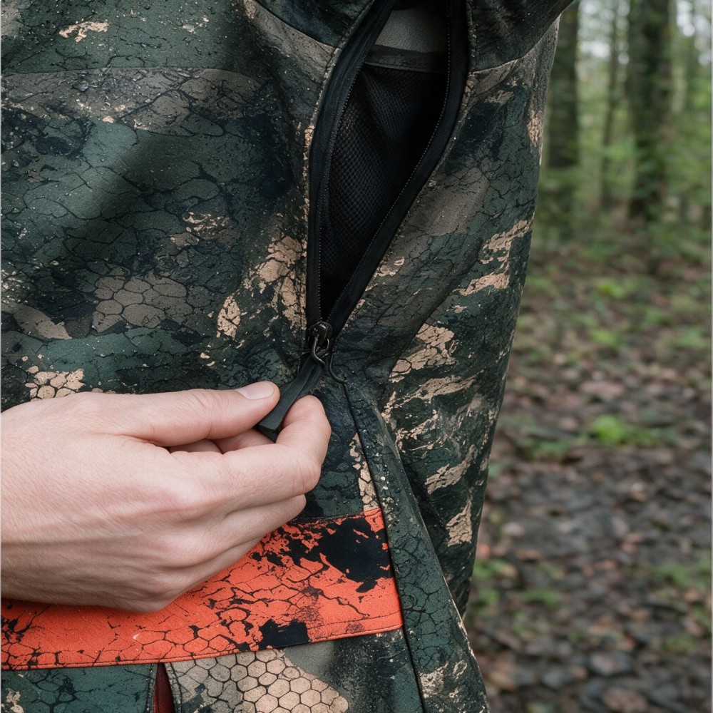 MOSSY CAMO HI-VIS HYBRID JACHETA IMPERMEABILA