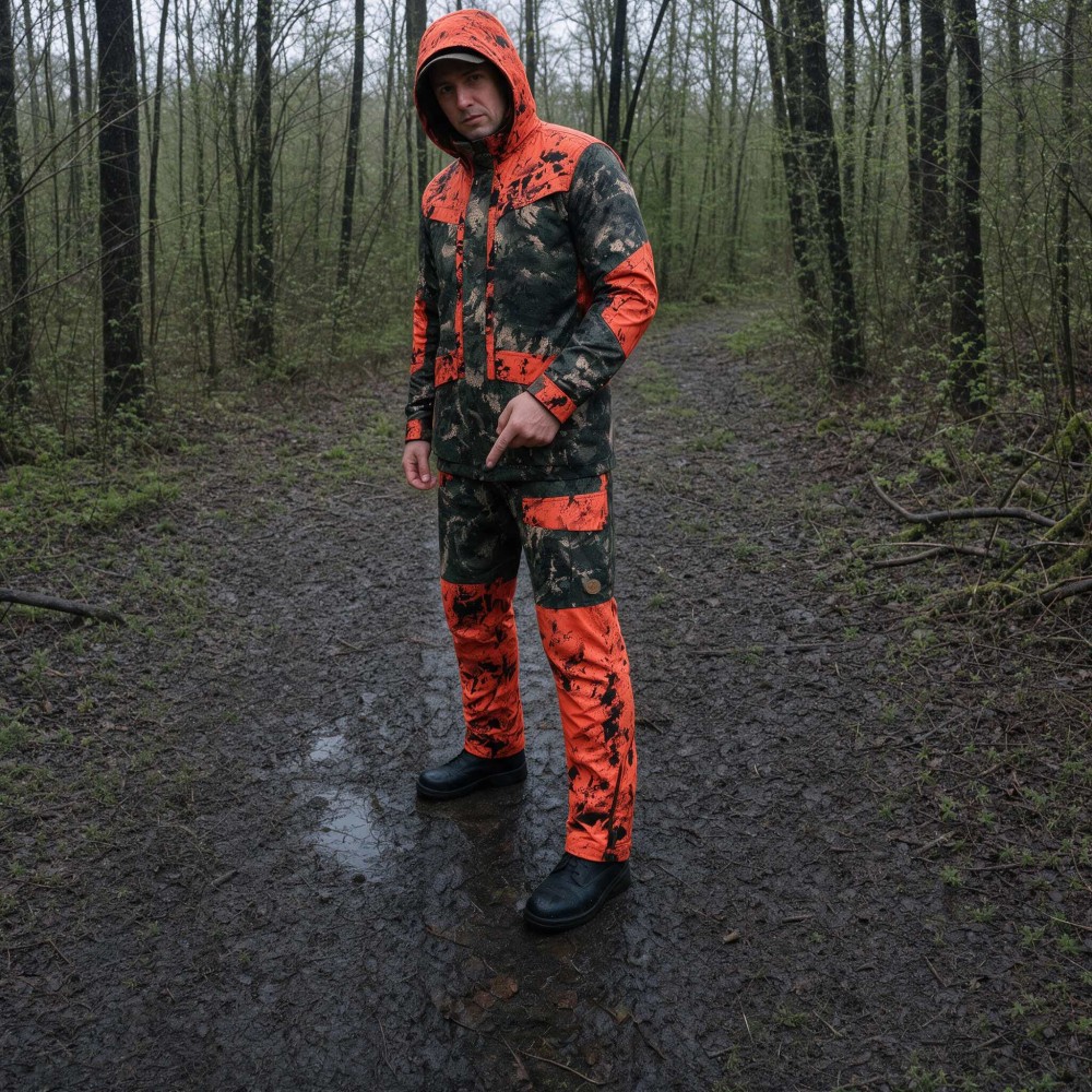 MOSSY CAMO HI-VIS HYBRID JACHETA IMPERMEABILA