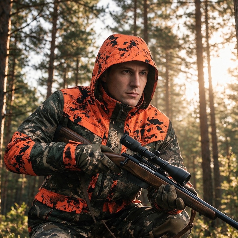 MOSSY CAMO HI-VIS HYBRID JACHETA IMPERMEABILA