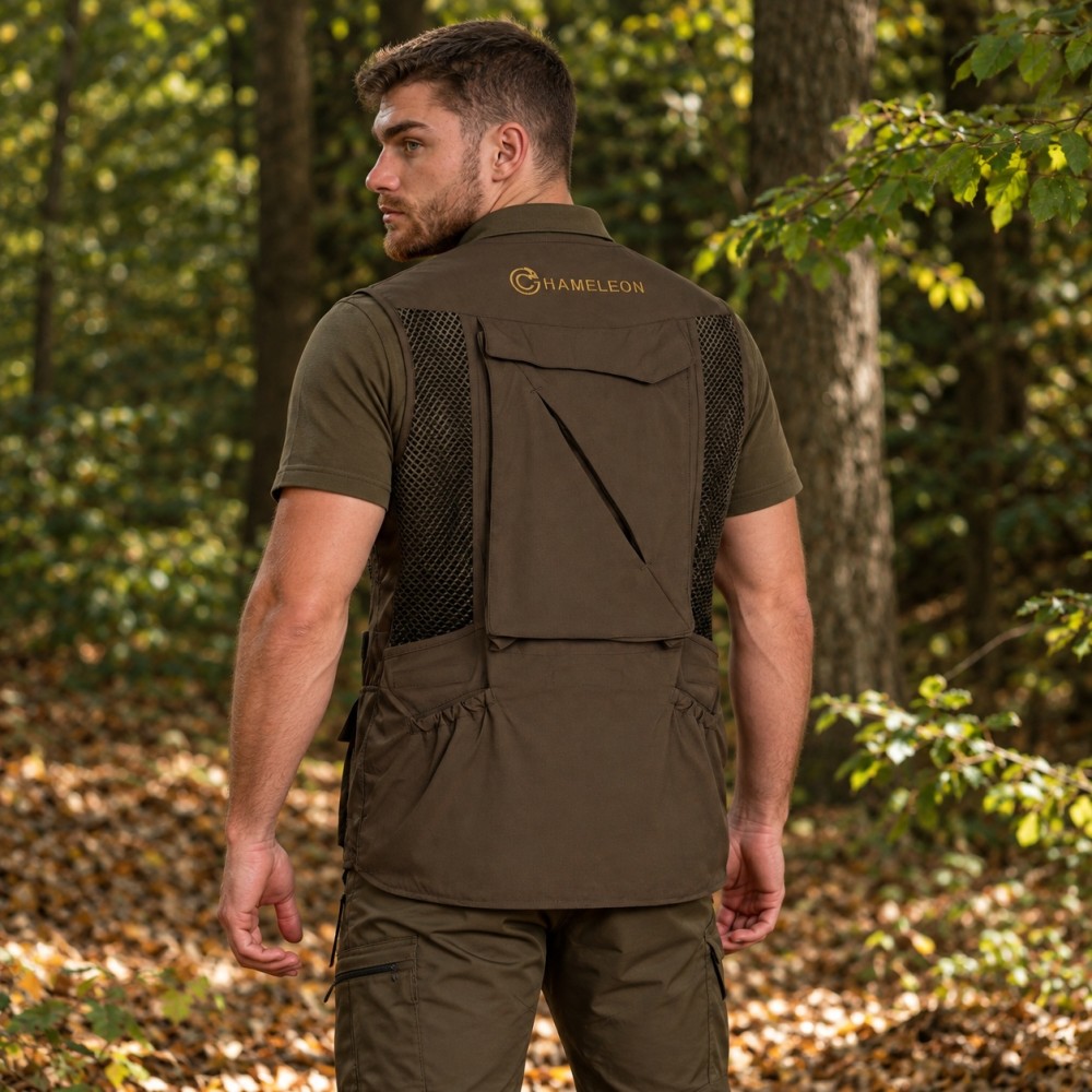 CAFFRUM PRO SET – VESTĂ DE VÂNĂTOARE, PANTALONI CAFFRUM, TRICOU ȘI CUREA GLOBIFER