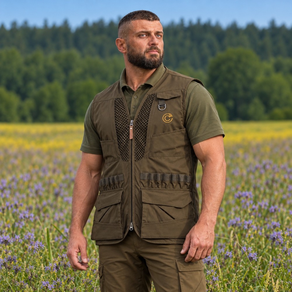 GRACILIS PRO SET – VESTĂ DE VÂNĂTOARE, PANTALONI GRACILIS, TRICOU ȘI CUREA GLOBIFER
